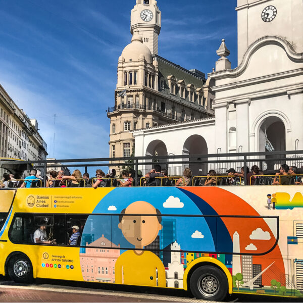 Autobús turístico de Buenos Aires Residentes x 24hs